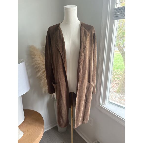 J. Crew Juliette Collarless Linen Cardigan Sweater Womens XS Fall Shacket - Picture 2 of 10